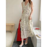 WHITE | ティアードワンピース ノースリーブ | LETee