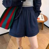 NAVY | 韓国スタイル裾レース カジュアルショートパンツ | LETee