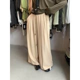 BEIGE | タック入りワイドパンツ | LETee