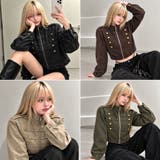 ヴィンテージライク ミリタリーデザイン ショートジャケット | LETee | 詳細画像1 