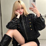 BLACK | ヴィンテージライク ミリタリーデザイン ショートジャケット | LETee