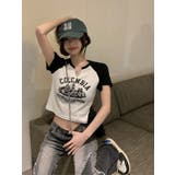 ラグランクロップドティーシャツ スリットネック | LETee | 詳細画像7