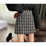 厚手Aラインハイウエストタイトスカート | LETee | 詳細画像8 