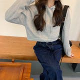 【再入荷!!】ショート丈パーカー ギャル へそ出し | Lips | 詳細画像16 