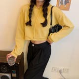 【再入荷!!】ショート丈パーカー ギャル へそ出し | Lips | 詳細画像21 
