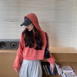 【再入荷!!】ショート丈パーカー ギャル へそ出し | Lips | 詳細画像5 