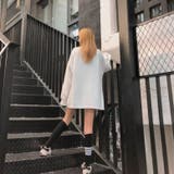 薄手デザインラインBIGトレーナー 韓国ファッション ストリート | LETee | 詳細画像10 