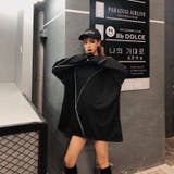 薄手デザインラインBIGトレーナー 韓国ファッション ストリート | LETee | 詳細画像14 