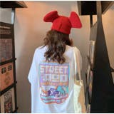 アメリカポップ古着風プリントTシャツ ビックシルエット 韓国ファッション | LETee | 詳細画像1