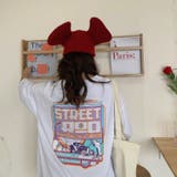 アメリカポップ古着風プリントTシャツ ビックシルエット 韓国ファッション | LETee | 詳細画像2