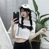 クロップド丈 へそ出し プリントTシャツ | LETee | 詳細画像14