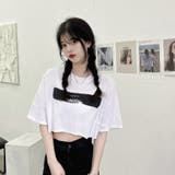 クロップド丈 へそ出し プリントTシャツ | LETee | 詳細画像19
