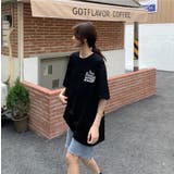 バックプリントTシャツ/ビッグシルエットT/韓国ファッション | LETee | 詳細画像15