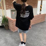 バックプリントTシャツ/ビッグシルエットT/韓国ファッション | LETee | 詳細画像16
