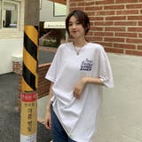 バックプリントTシャツ/ビッグシルエットT/韓国ファッション | LETee | 詳細画像4