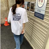 バックプリントTシャツ/ビッグシルエットT/韓国ファッション | LETee | 詳細画像6