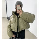 クロップド丈中綿ジャケット/ストリート/韓国ファッション | LETee | 詳細画像1 