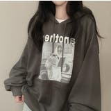 フォトプリントパーカー ビックシルエット トレーナ | LETee | 詳細画像10 