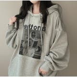 フォトプリントパーカー ビックシルエット トレーナ | LETee | 詳細画像12 