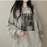 フォトプリントパーカー ビックシルエット トレーナ | LETee | 詳細画像14 