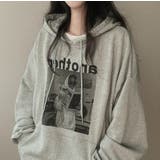 フォトプリントパーカー ビックシルエット トレーナ | LETee | 詳細画像15 