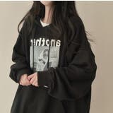 フォトプリントパーカー ビックシルエット トレーナ | LETee | 詳細画像2 