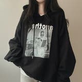 フォトプリントパーカー ビックシルエット トレーナ | LETee | 詳細画像4 