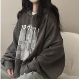 フォトプリントパーカー ビックシルエット トレーナ | LETee | 詳細画像8 