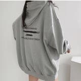 薄地バックプリントロゴパーカー | LETee | 詳細画像1 