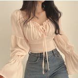 シャーリングシフォンブラウス レディース トップス | LETee | 詳細画像10