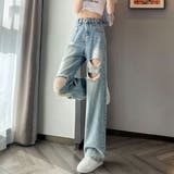 ブロークンデニムパンツ | LETee | 詳細画像2