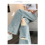 ブロークンデニムパンツ | LETee | 詳細画像4