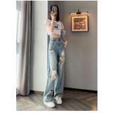 ブロークンデニムパンツ | LETee | 詳細画像7
