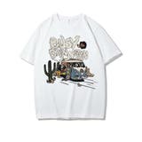WHITE | BUSYプリントティーシャツ | LETee