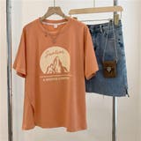 ORANGE | マウンテンプリントティーシャツ | LETee