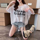 WHITE | バックキリカエビッグティーシャツ/シースルー | LETee