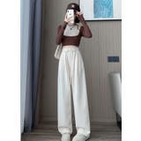 IVORY | ウエストレースアップパンツ | LETee