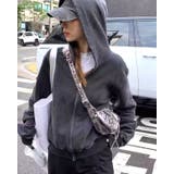 スミクロパーカー フード付きスウェット | LETee | 詳細画像1