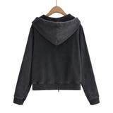 スミクロパーカー フード付きスウェット | LETee | 詳細画像6