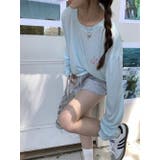 シアータイプ バックロゴプリントトップス/メッセージロゴ | LETee | 詳細画像16