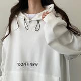 CONTINEWプリントプルパーカー/チビロゴ/薄手 | LETee | 詳細画像3 