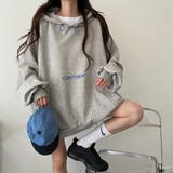 CONTINEWプリントプルパーカー/チビロゴ/薄手 | LETee | 詳細画像8 