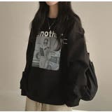 BLACK | フォトプリント トレーナー/薄地/ボックスプリント | LETee