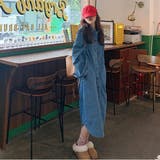 シャツワンピース/ロングシャツ/ゆったりサイズ | LETee | 詳細画像1