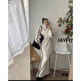 サイドラインロングスカート&袖ラインダブルジップジャケット セットアップ | LETee | 詳細画像1