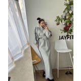 サイドラインロングスカート&袖ラインダブルジップジャケット セットアップ | LETee | 詳細画像2