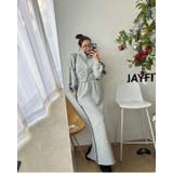 サイドラインロングスカート&袖ラインダブルジップジャケット セットアップ | LETee | 詳細画像3