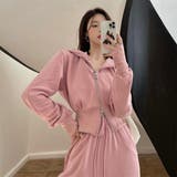 スウェットパンツ＆サムホールスリーブジップパーカーセット/セットアップ | LETee | 詳細画像9 