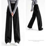 イレギュラーサイドカットワイドパンツ/リラックスパンツ | LETee | 詳細画像9 