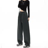 イレギュラーサイドカットワイドパンツ/リラックスパンツ | LETee | 詳細画像6 